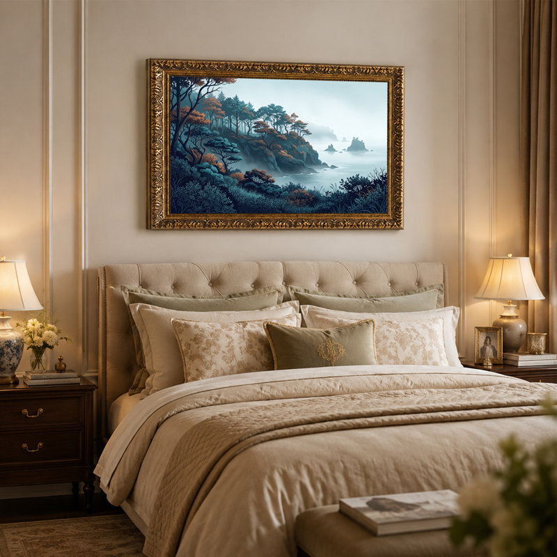 Art mural sur toile Misty Coastal, 20"H x 30"W