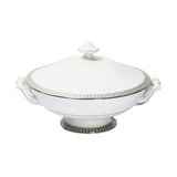 Plumes Porcelain China Tureen