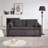 Modern Sofa Bed 3-In-1 Adjustable Sleeper With Pullout Bed Soft Corduroy Convertible Sleeper Sofa Bed-1895253062