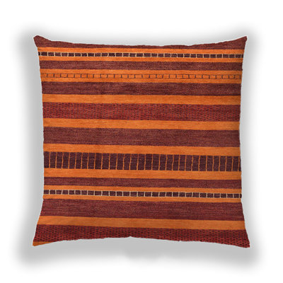 Striped Reversible Throw Pillow