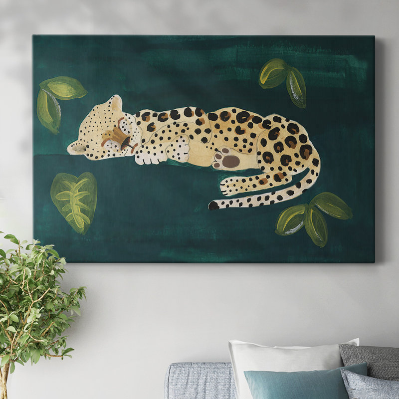 Toile tendue Lethargic Leopard II-Gallery, H 12 po x l 18 po