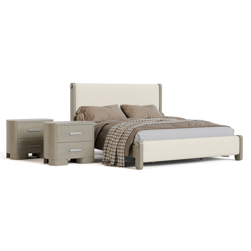 Ensemble de chambre à coucher 3 pièces Gomez Linscott, Très grand