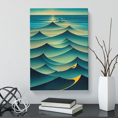 Ocean Seascape Abstract Vol.4 - Wrapped Canvas