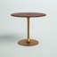 Table de salle à manger ronde élégante 36 po avec base piédestal compacte-70905122
