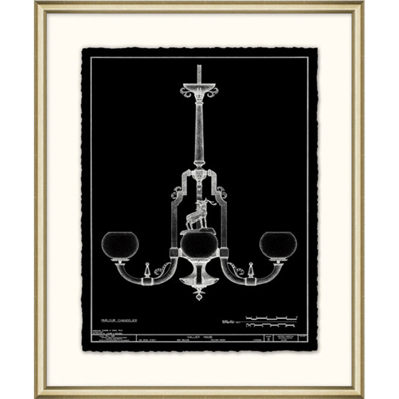Gallier House Chandelier 2 Print