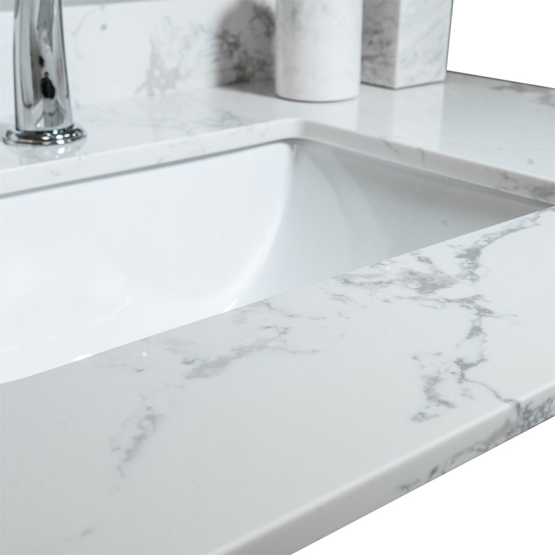 37'' Single Bathroom Vanity Top with Sink