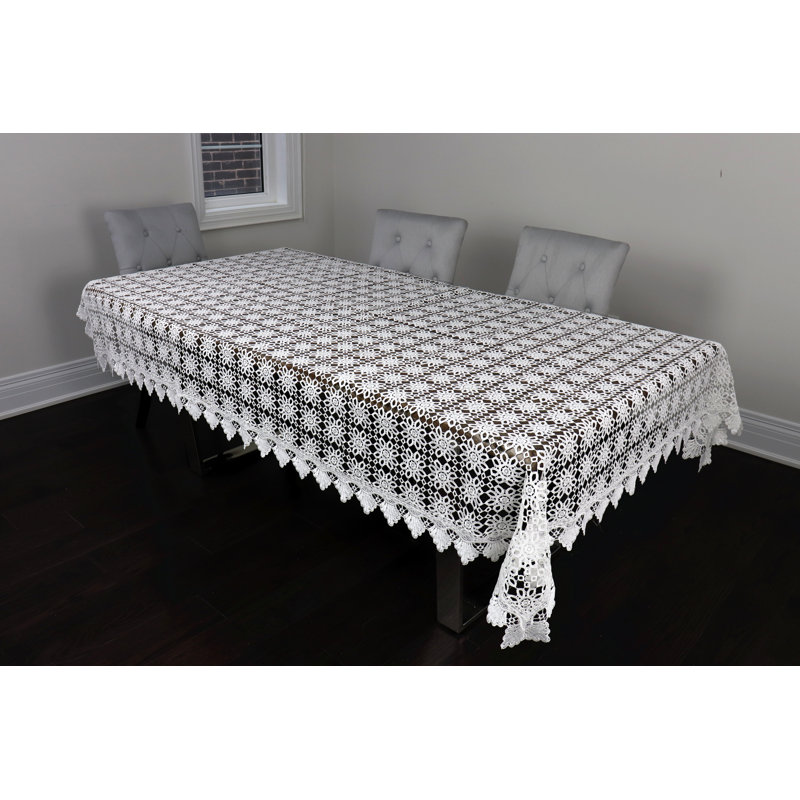 Benat Floral Tablecloth, 144'' x 72'' 