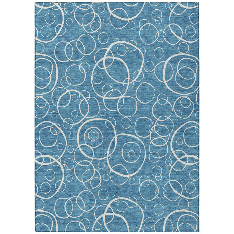 Machine Washable Indoor/Outdoor Chantille ACN2407 Geometric Rug, Rectangle 3' x 5'