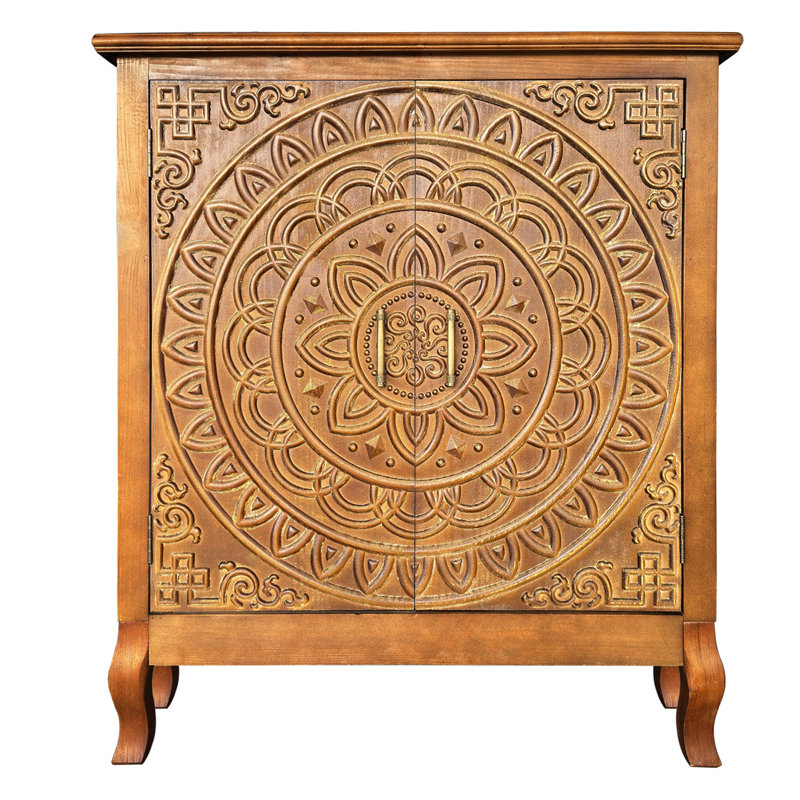 Ruo Accent Cabinet, Light Brown