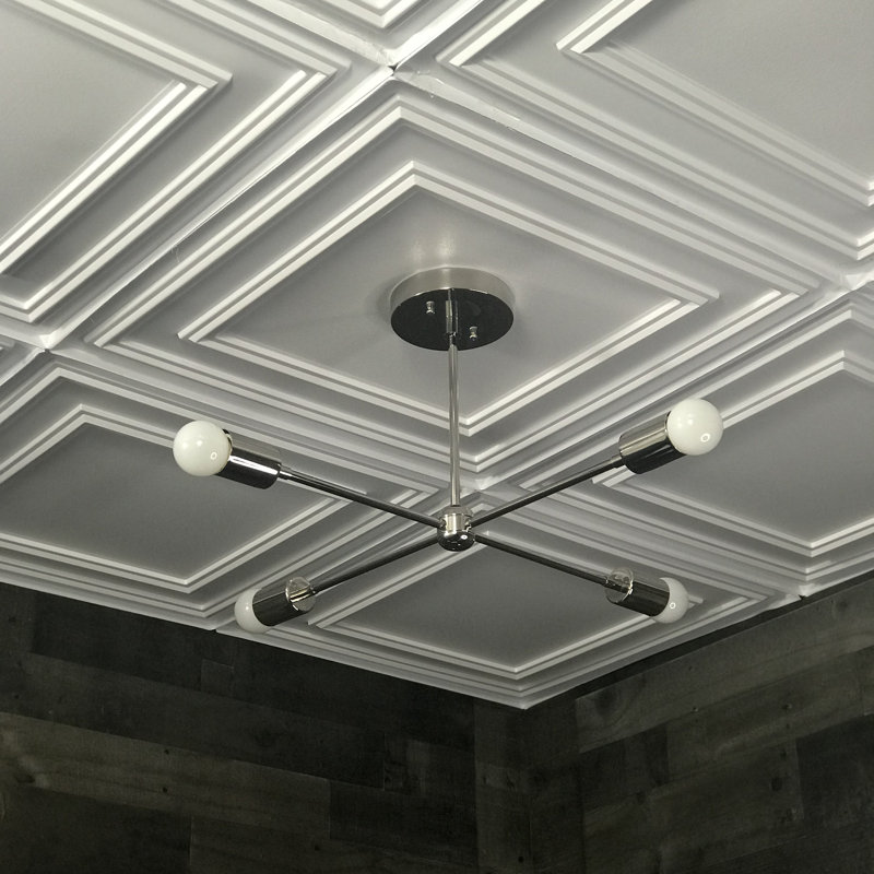 Lustre moderne Toutouta, Nickel poli
