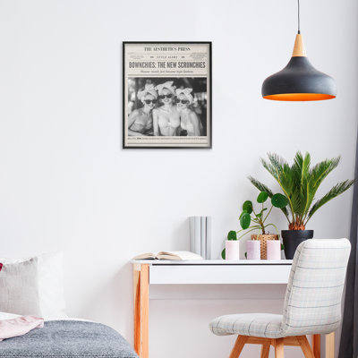 The Aesthetics Press Magazine Framed Giclee, design by A Barefoot Stylist