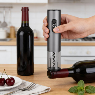Planche à découper en titane avec ouvre-bouteille électrique gratuit