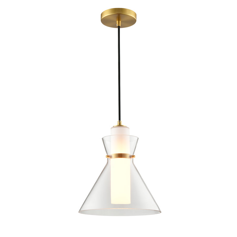 Alexuis 1 - Light Single Pendant, Satin Brass
