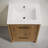 Virage 24" Freestanding Bathroom Vanity In Brown Oak With Sink Top-119665157-119665156-119665154