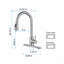 Robinet de cuisine avec douchette extractible-121210026