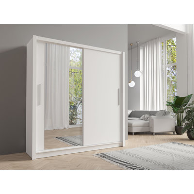 Anzlee 2 Door Laminate Wardrobe