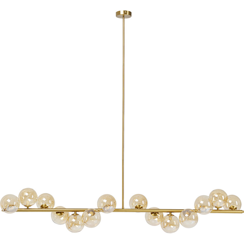Pendant Lamp Scala Balls 155cm, Gold
