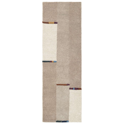 Hand Tufted Wool Albers Indoor Area Rug