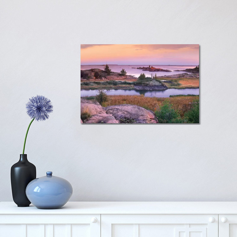 Chikanishing Creek, Killarney Provincial Park, Ontario, Canada by Tim Fitzharris - Wrapped Canvas Print