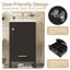 Meuble-lavabo moderne de 20 pouces avec lavabo en céramique, tiroir et porte à fermeture en douceur, organisateur de porte double couche, tiroir de séparation, patins réglables - conception de rangement peu encombrante-435084428
