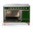 Majestic III Series 48 Inch Induction Range with 6 Induction Elements in Emerald Green (Copper Trim)-124828825-124828830
