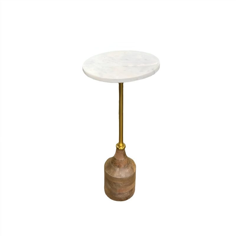 Table d'appoint en bois Mercury, Naturel
