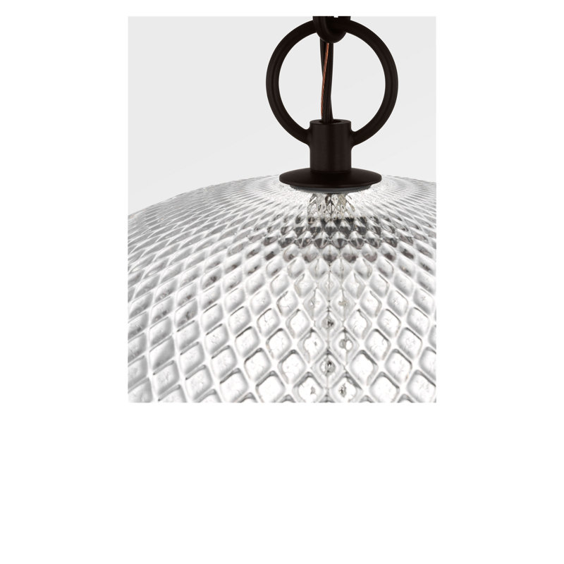Lucinda 15 Pendant, Aged Iron