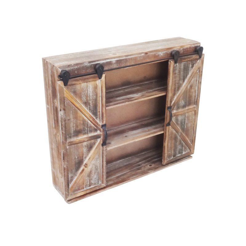 Mccollough 3 Piece Square Fir Accent Shelf