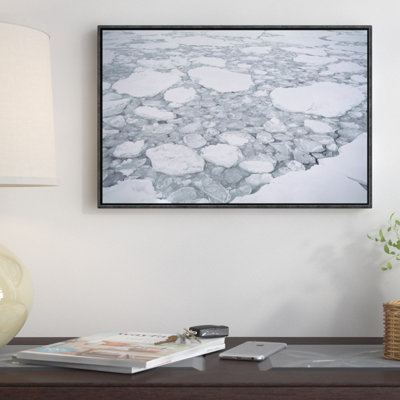 " Sea Ice, Pancake Ice Forming Between Older Floes, Cape Adare, Antarctica "