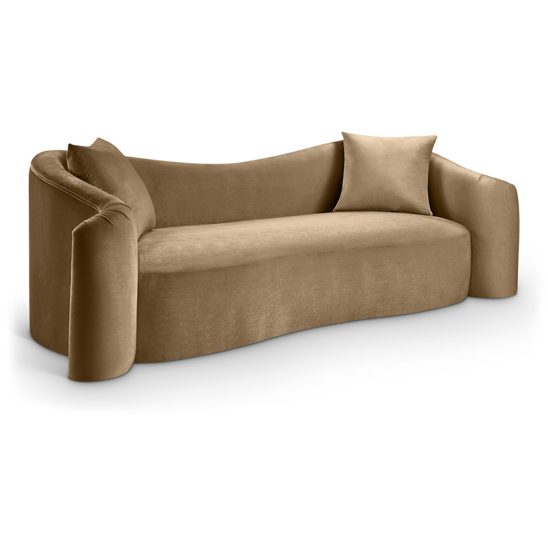 Canapé Destin, Velours beige