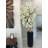 White Cherry Blossom Tree In Matte Planter-108659057