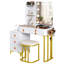 Makeup Vanity with 3 Lighting Colours-1556349599