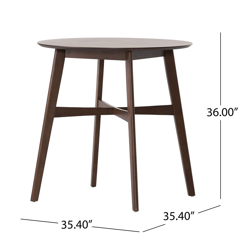 2 - Person Four Leg Dining Set, Dark Gray