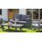 54.9 " W Straight Patio Sofa with Cushions