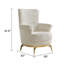Chaise de style moderne Zoe en bois et or-1908472906