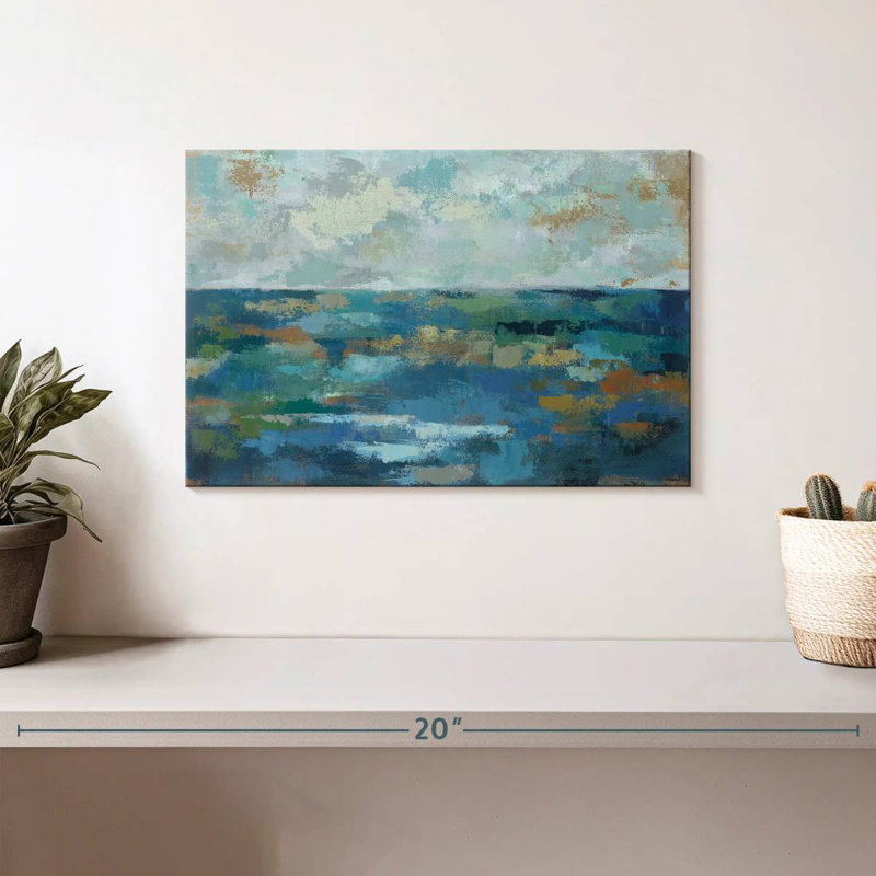Croquis de paysage marin Avery I, H 8 po x l 12 po