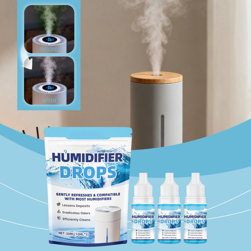 La solution de nettoyage pour humidificateur de 30 ml est très efficace et convient pour éliminer les odeurs et les dépôts
