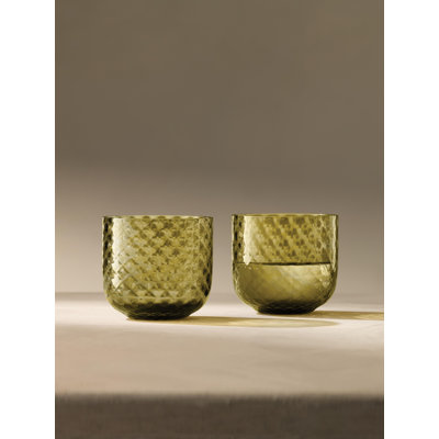Dapple 10oz. Handmade Drinking Glass Set
