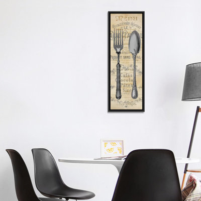 «Cuisine I», affiche vintage sur toile tendue
