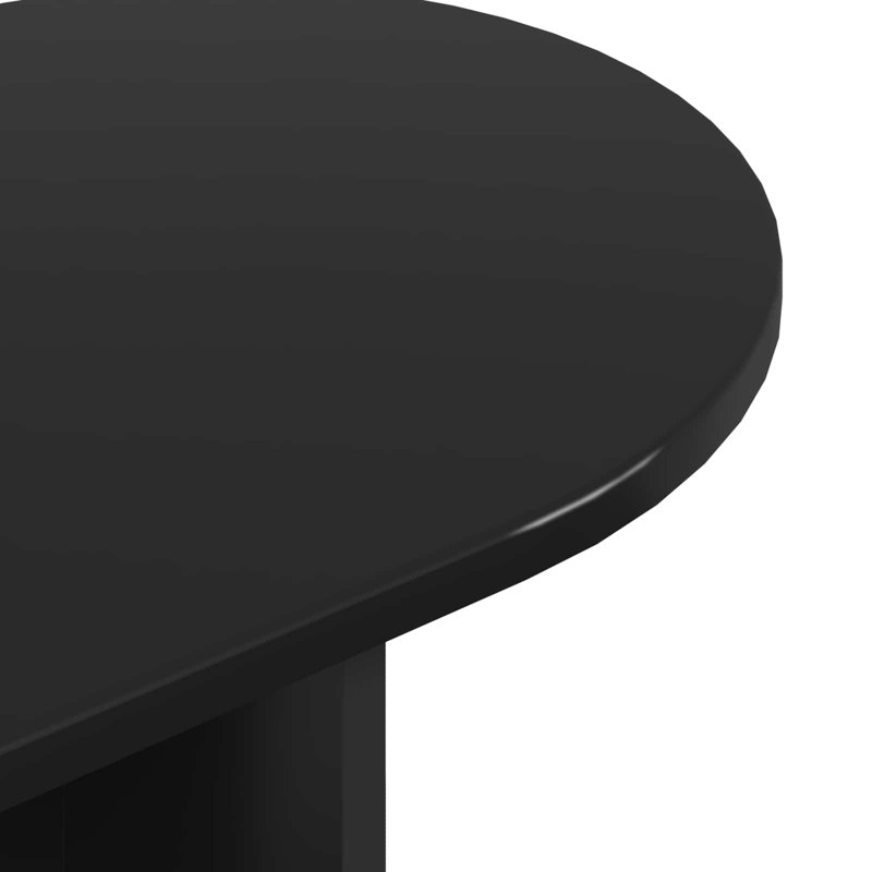100cm Console Table, Black Oak