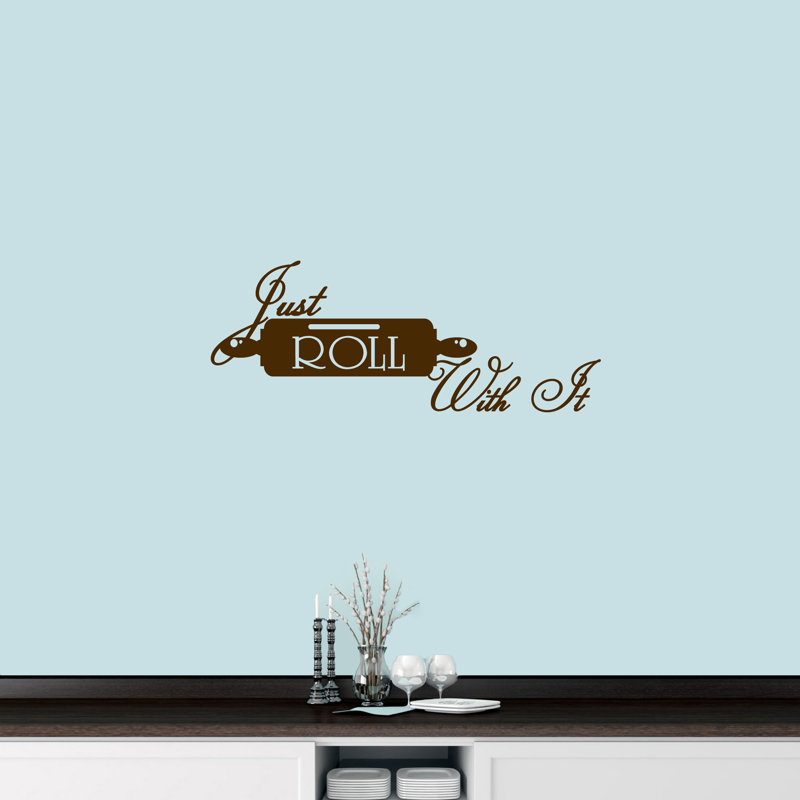 Adhésif décoratif Just Roll With It, Brun chocolat