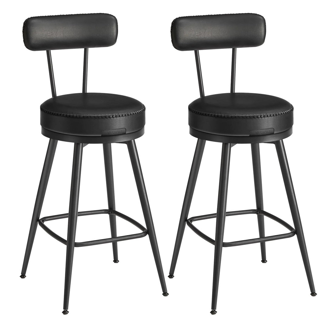 360° Swivel Bar Stools Set Of 2