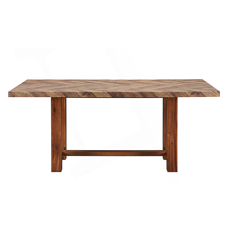 Table de salle à manger avec plateau épais