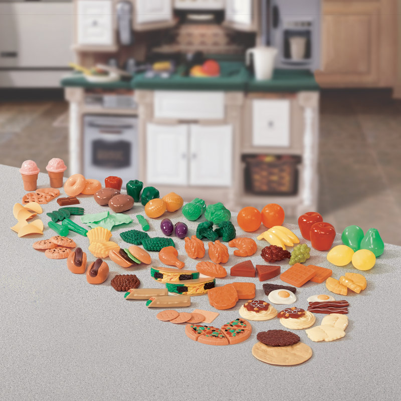 Step2 101 Piece Play Food Assortment Toddler Pretend Play Kitchen Set