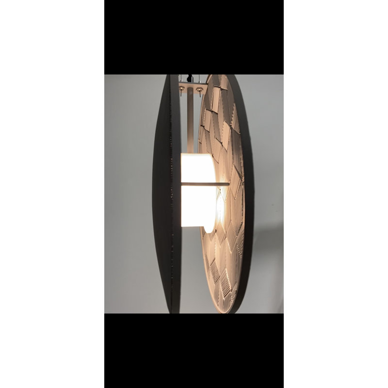 Schema Light Pendant, Black, 14.25" H × 14.25" W × 14.25" D