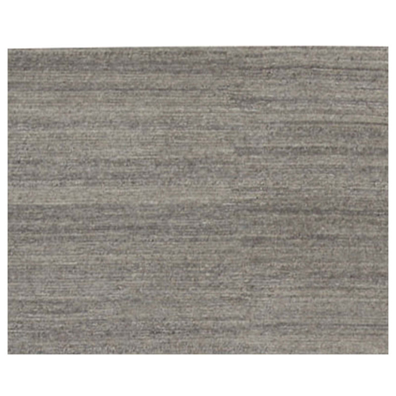 Tapis gris noué à la main de haute qualité