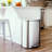 13.2 Gallon Stainless Steel Rectangular Step On Kitchen Trash Can-66040958