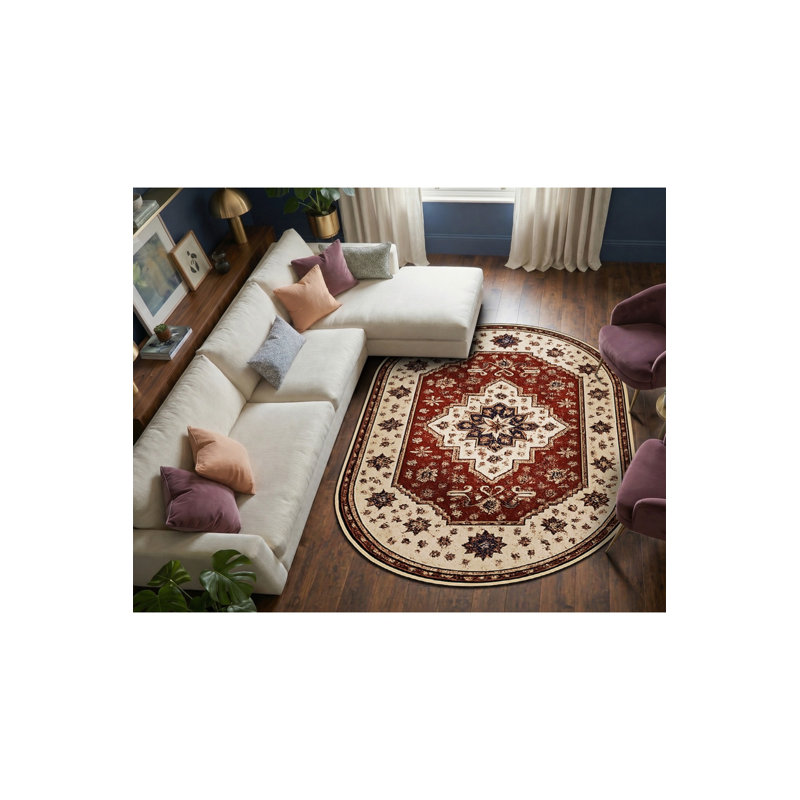 Tapis tissé à la crème Mosso, 2'6" x 9'10"