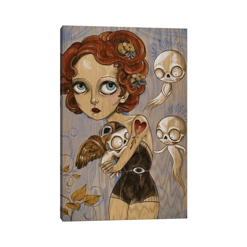 Haunts 1 Piece Painting on Canvas, 101.6 cm H x 66.04 cm W x 1.91 cm D, Wrapped Canvas