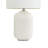  Gillermo 19.2in 1-light Farmhouse White Modern Ceramic Table Lamp With Linen Lampshade For Bedroom,living Room,nightstand